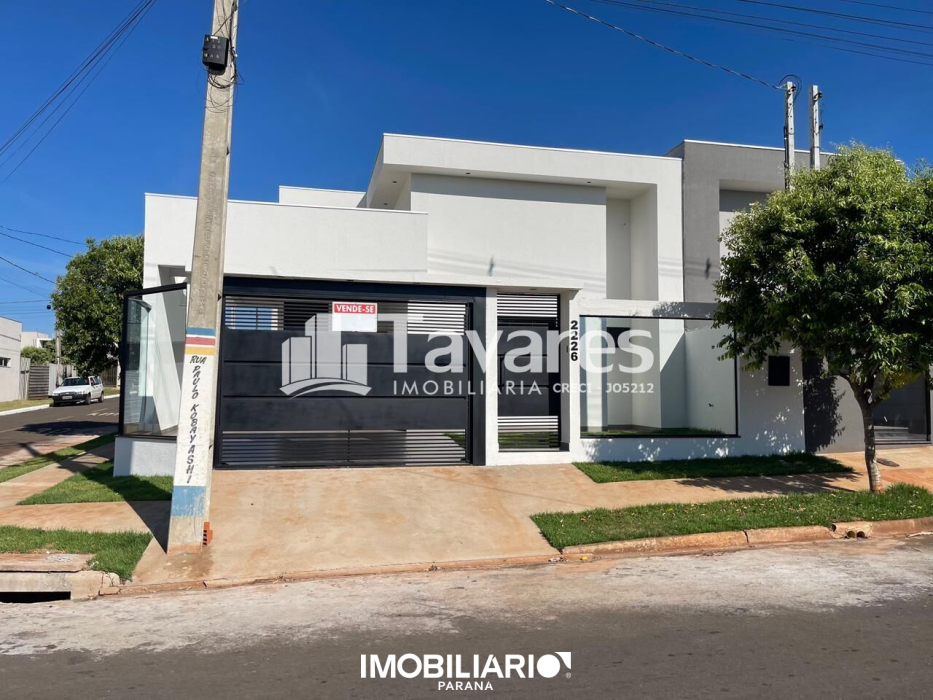 Residência para  venda em Jardim Colorado, Umuarama, 162,00m², com 3 quartos