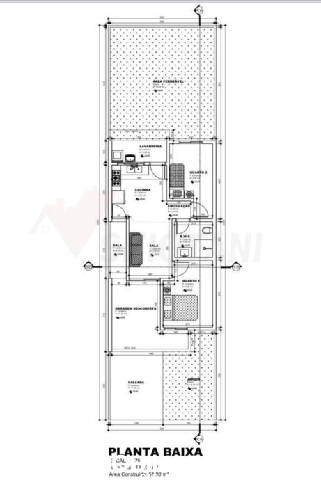 Residência para  venda em Parque Residencial Metropolitano, Umuarama, 132,00m²