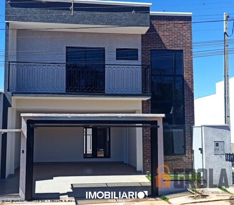 Sobrado para  venda em Vila Teixeira, Campo Mourão, 315,00m², com 3 quartos