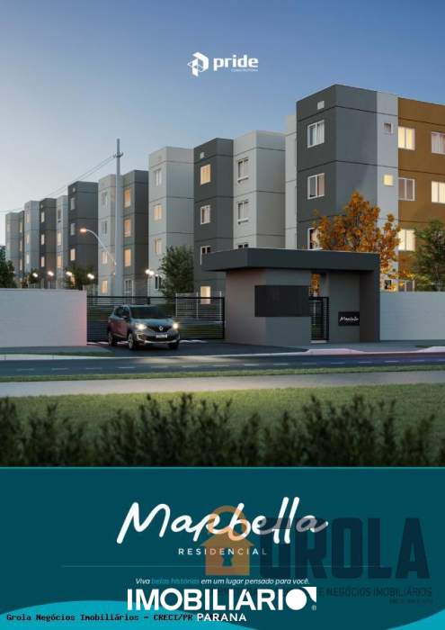 Apartamento para  venda em Residencial Park, Campo Mourão, 35,00m², com 2 quartos