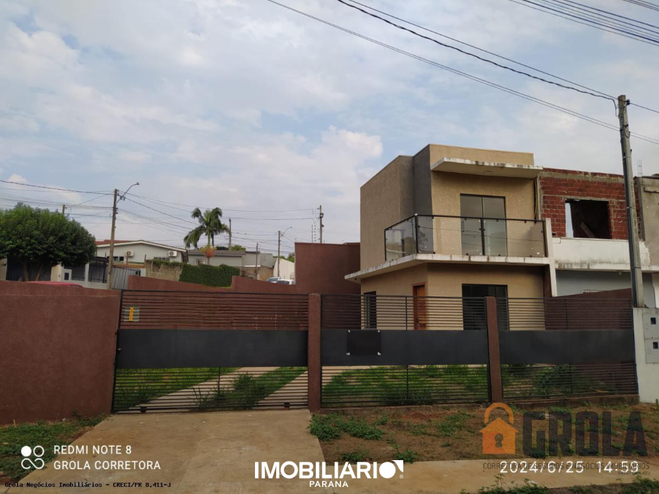 Sobrado para  venda em Jardim Casali, Campo Mourão, 202,00m², com 2 quartos