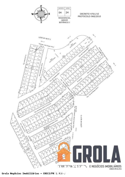 Terreno para  venda em Jardim Botânico I, Campo Mourão, 247,00m²