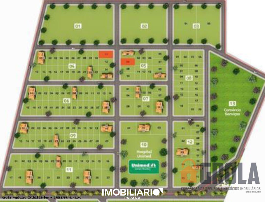 Terreno para  venda em Jardim Bella Vista, Campo Mourão, 450,00m²