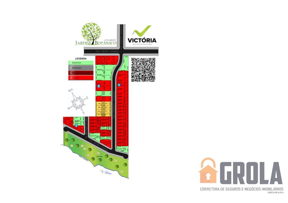 Terreno para  venda em Jardim Botânico, Peabiru, 187,00m²