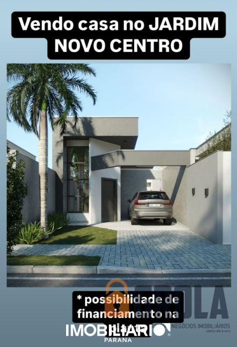 Residência para  venda em Jardim Novo Centro, Campo Mourão, 150,00m², com 3 quartos