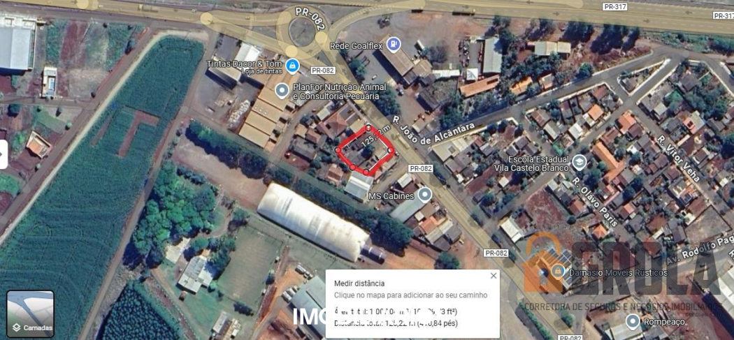 Terreno para  venda em Área Rural, Engenheiro Beltrão, 1.125,00m²