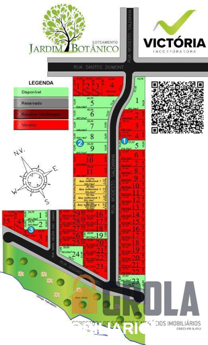 Terreno para  venda em Jardim Botânico, Peabiru, 247,00m²