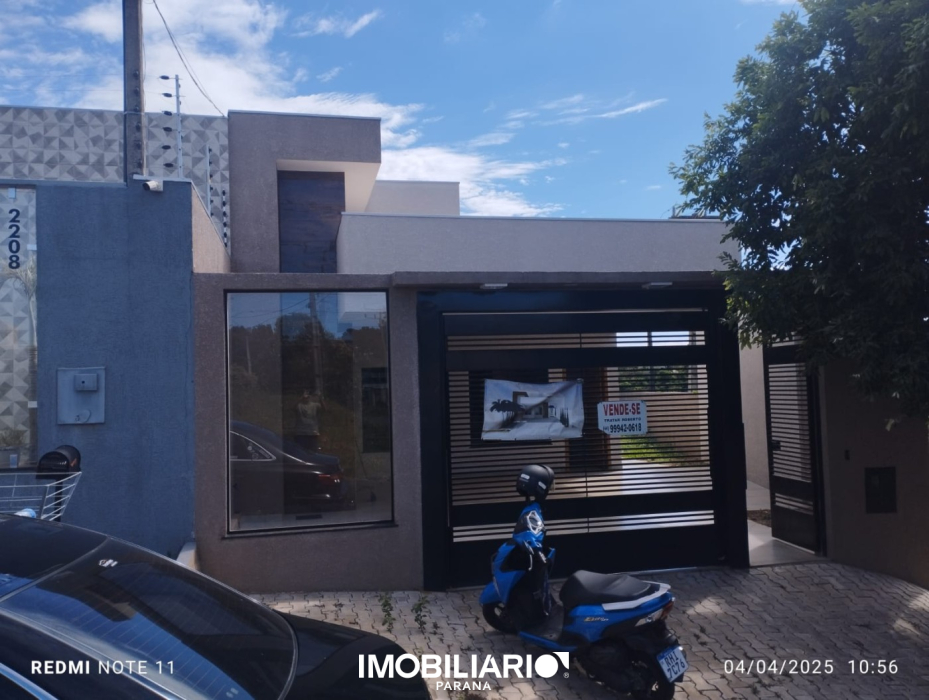 Residência para  venda em Jardim Azaléia, Umuarama, 218,00m², com 2 quartos