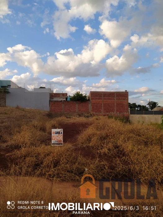 Terreno para  venda em Jardim Cidade Alta II, Campo Mourão, 212,00m²