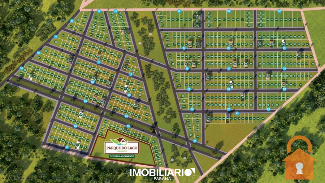 Terreno para  venda em Residencial Parque do Lago, Campo Mourão, 300,00m²