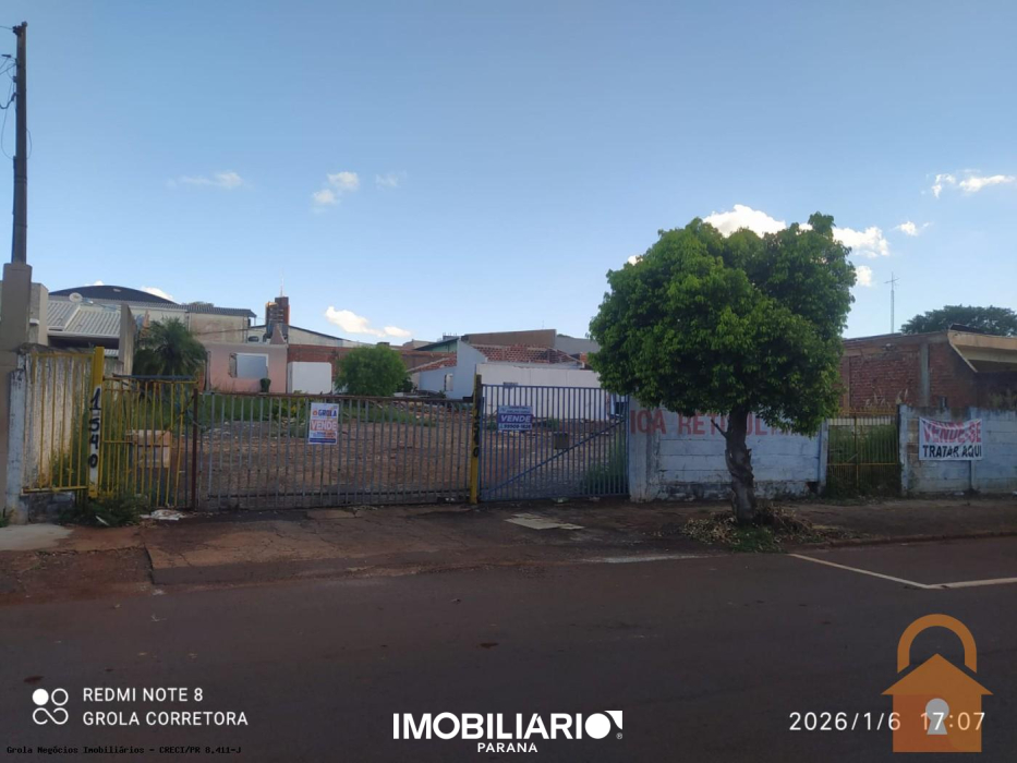 Terreno para  venda em Centro, Campo Mourão, 1.235,00m²