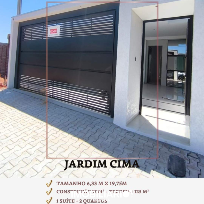 Residência para  venda em Jardim Cima, Umuarama, 125,00m², com 3 quartos