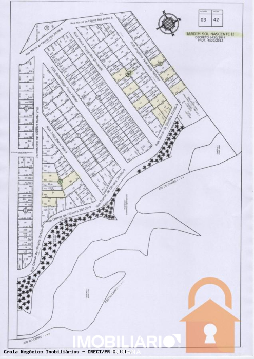Terreno para  venda em Jardim Sol Nascente II, Campo Mourão, 252,00m²