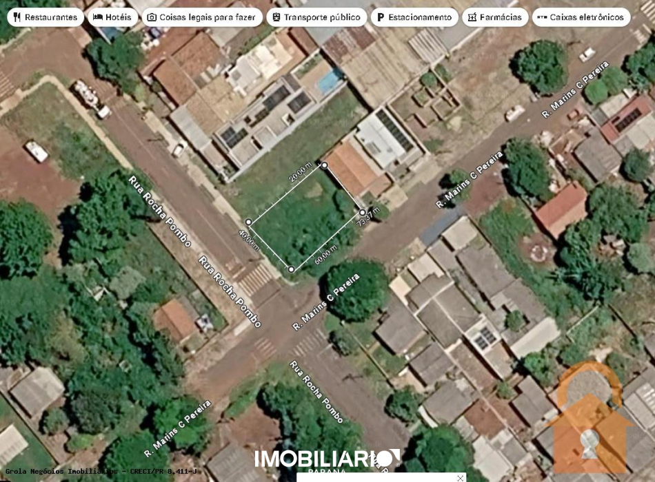 Terreno para  venda em Centro, Campo Mourão, 300,00m²