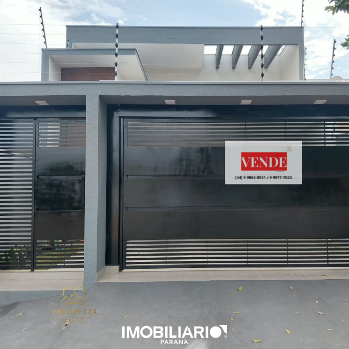 Residência para  venda em Jardim Lopes, Umuarama, 90,00m², com 3 quartos