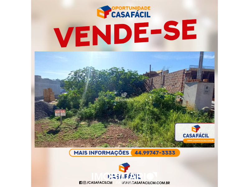 Terreno para  venda em Jardim Novo Centro, Campo Mourão, 250,00m²