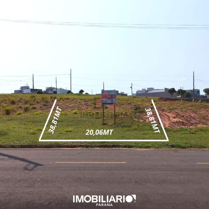 Terreno para  venda em Parque Residencial Metropolitano, Umuarama, 883,00m²