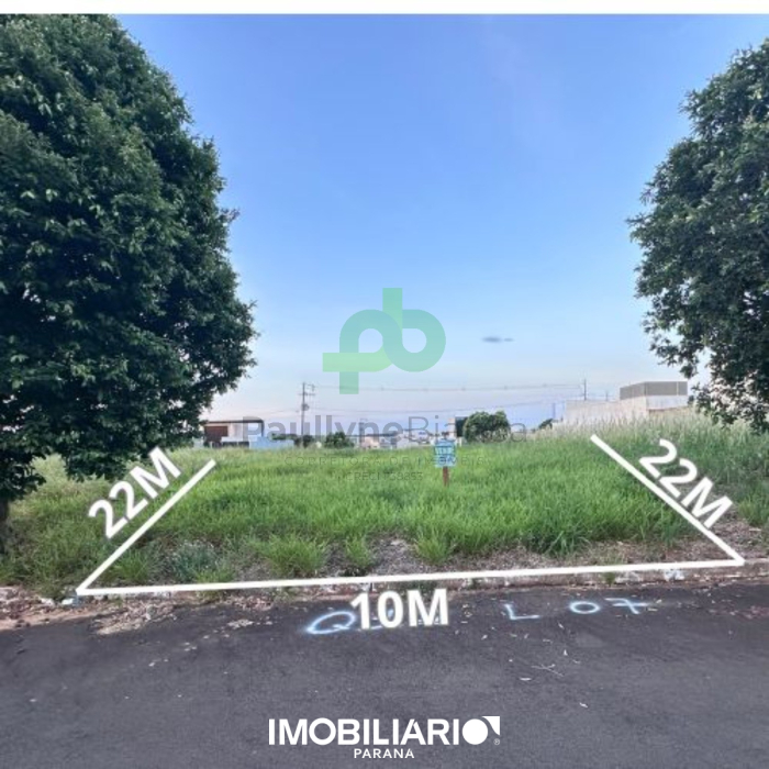 Terreno para  venda em Parque Residencial Metropolitano, Umuarama, 220,00m²
