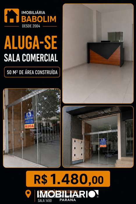 Sala Comercial para  alugar em Zona II, Umuarama, 50,00m²