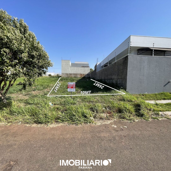 Terreno para  venda em Parque Residencial Metropolitano, Umuarama, 260,00m²