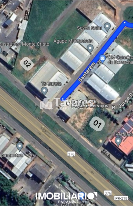 Terreno para  venda em Distrito Industrial (Sumaré), Paranavaí, 2.000,00m²