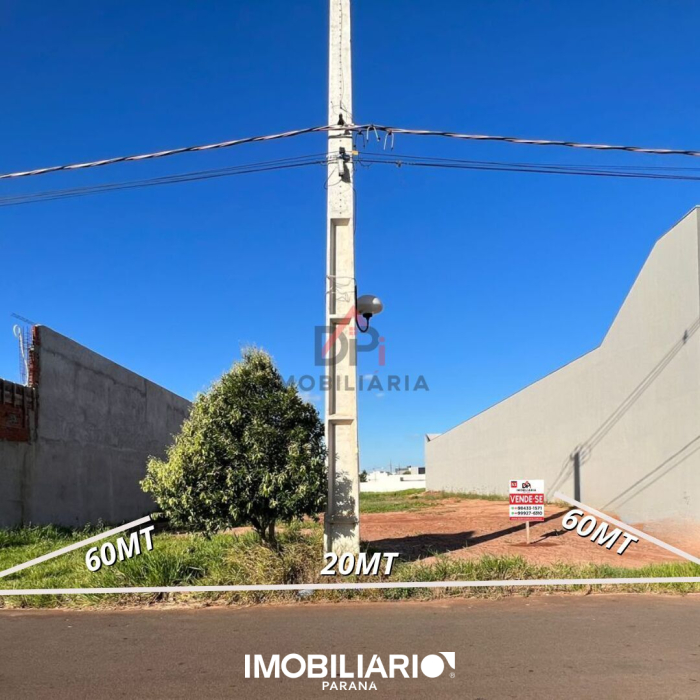 Terreno para  venda em Parque Residencial Metropolitano, Umuarama, 1.200,00m²