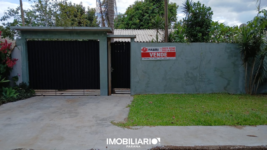 Residência para  venda em Jardim Santa Cruz, Campo Mourão, com 3 quartos
