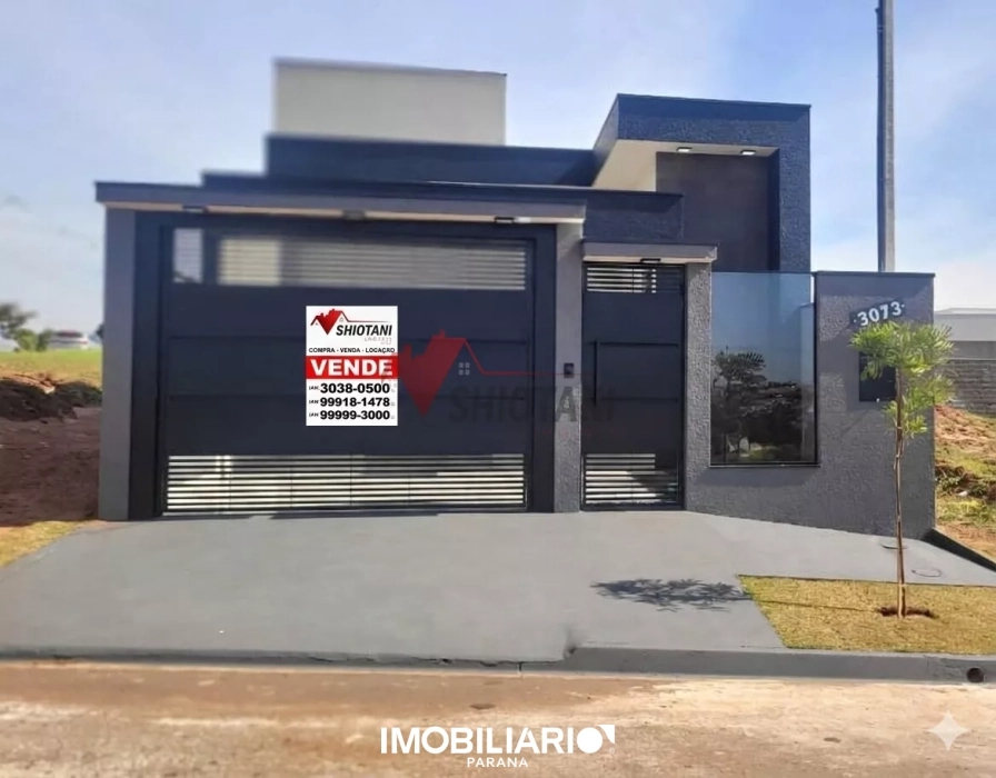 Residência para  venda em Jd Riviera, Umuarama, 140,00m²