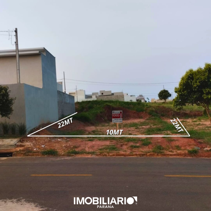 Terreno para  venda em Parque Residencial Metropolitano, Umuarama, 220,00m²