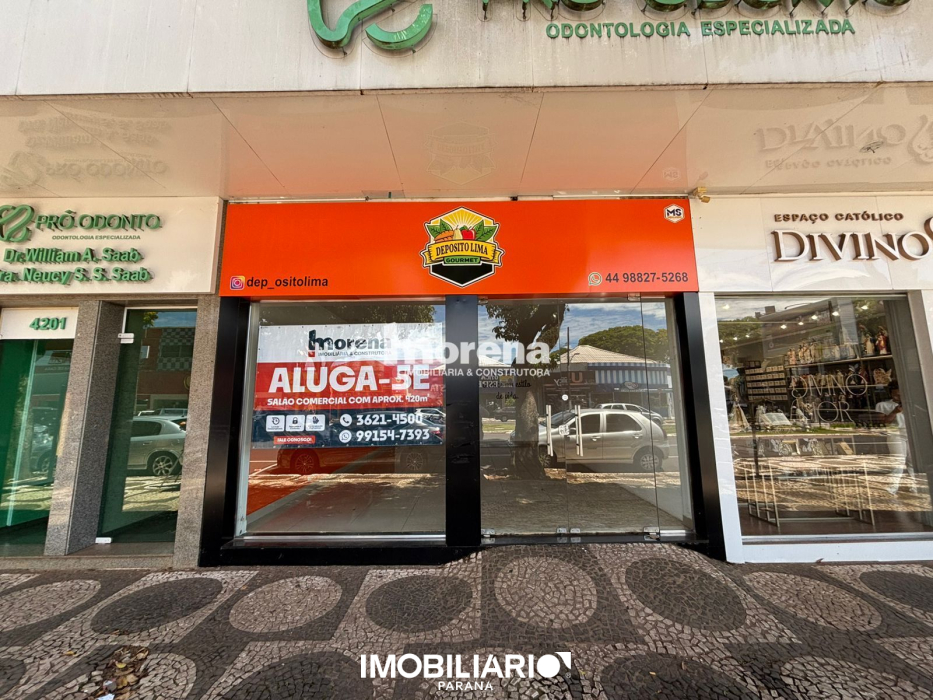 Loja Comercial para  alugar em Zona I, Umuarama, 420,00m²