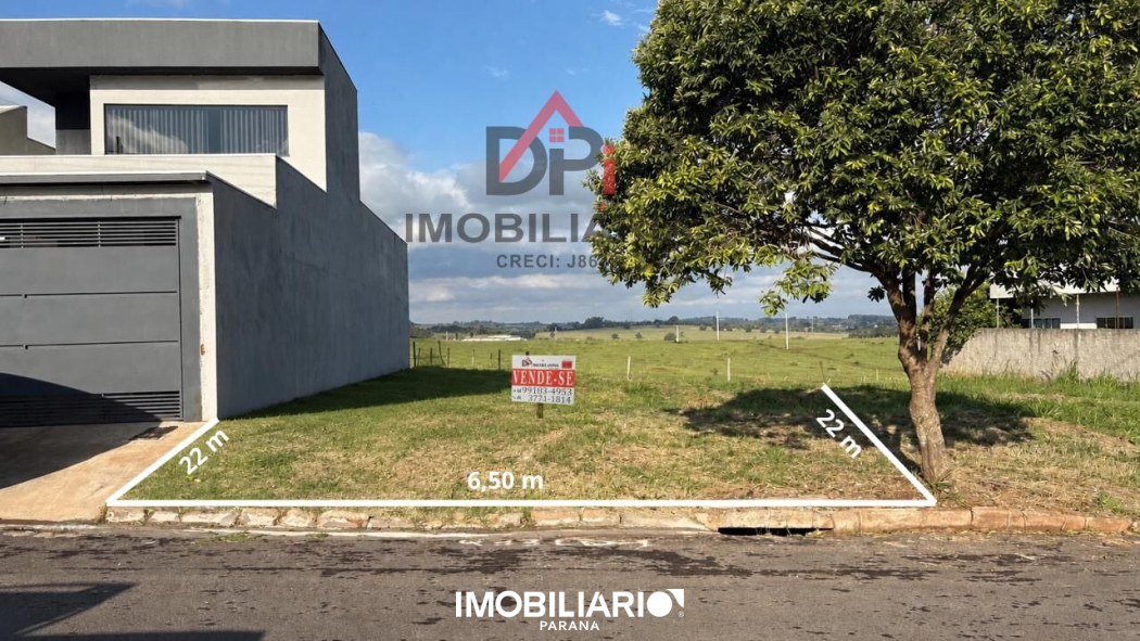 Terreno para  venda em Parque Residencial Metropolitano, Umuarama, 143,00m²