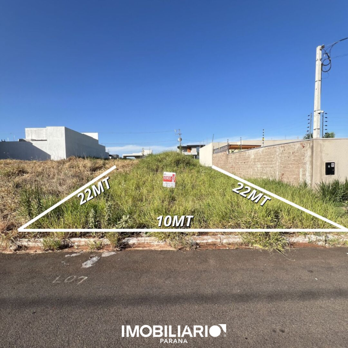 Terreno para  venda em Parque Residencial Metropolitano, Umuarama, 220,00m²