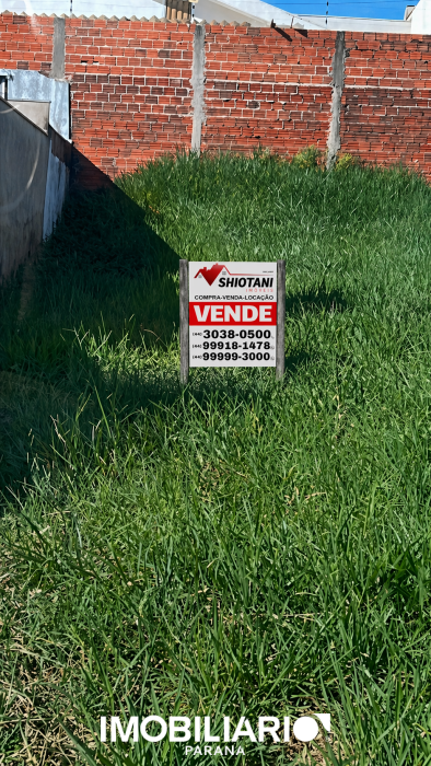 Terreno para  venda em Jardim Sakai, Umuarama, 157,00m²