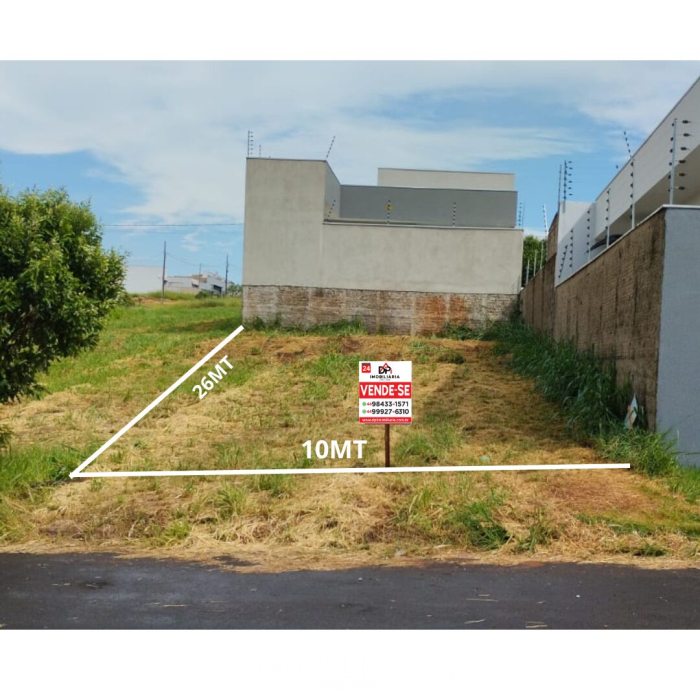 Terreno para  venda em Parque Residencial Metropolitano, Umuarama, 260,00m²