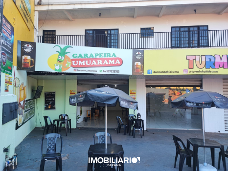 Salão Comercial para  venda em Zona I, Umuarama, 213,75m², com 2 quartos