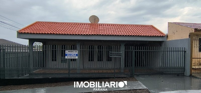 Residência para  alugar em Jardim Capricórnio, Campo Mourão, com 3 quartos