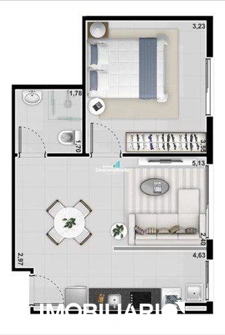 Apartamento para  venda em Jardim Porto Madero, Umuarama, 38,00m², com 2 quartos