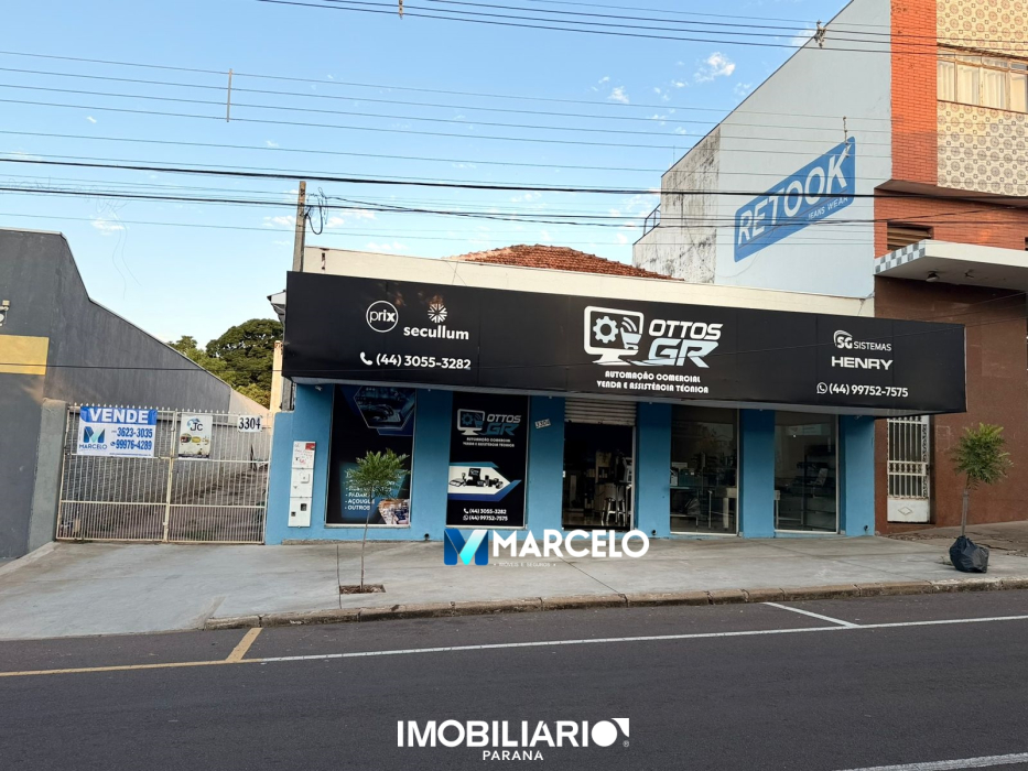 Salão Comercial para  venda em Zona I, Umuarama, 525,00m²
